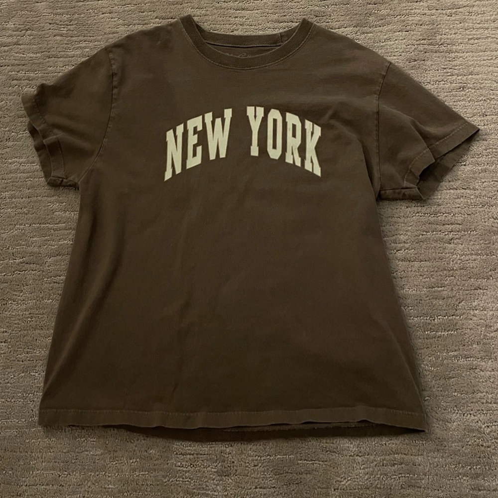 Brown New York Brandy Melville top!!